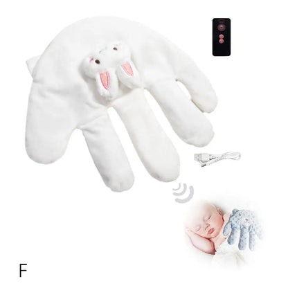 Soothing Baby Sleep Aid Pillow Automatically Slaps Plush Palm To Coax Sleep Artifact Anti-fright Comfortable Electric  Safety