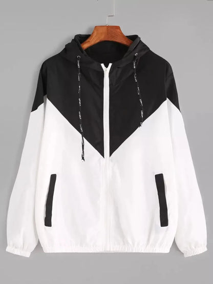Thin Skin Hooded Zip Running Sport Jacket