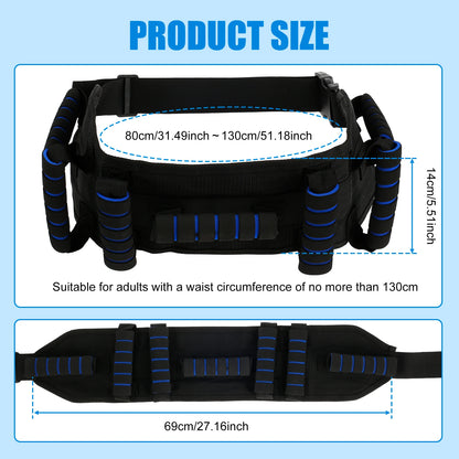 Transfer Gait Belt for Elderly Independent Walking Assist Support Belt Quick Release Buckle Care Gait Belt for Disabled Patients