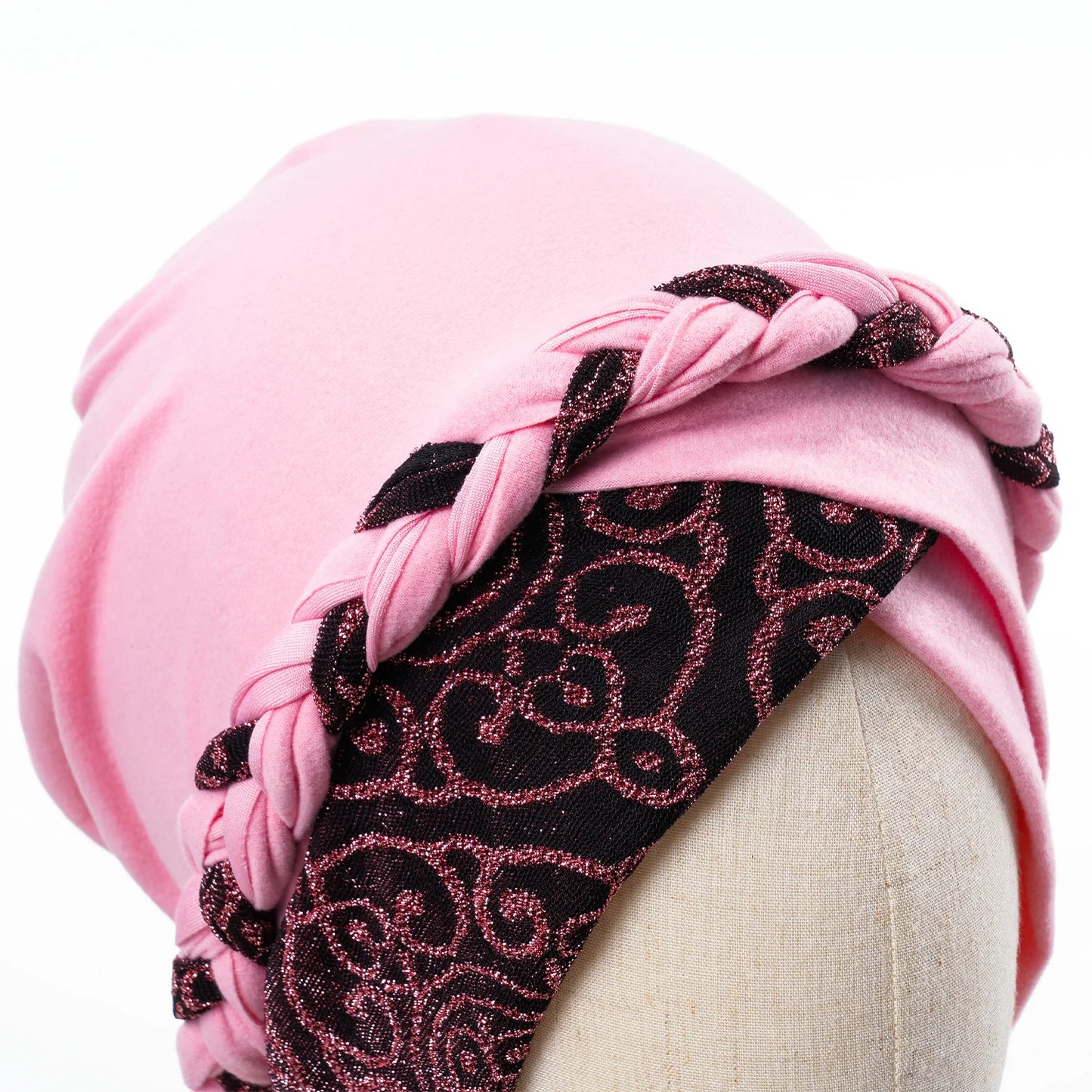 2024 Head Scarf for Muslim Women Turban Cap Ladies Islamic Print Bonnet Hat Braid Headband Turbante Mujer Beanies Hats