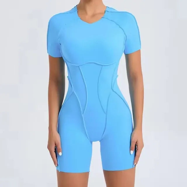 Yoga Suit Fitness Suit Athletic Wear Yoga Set One-Piece  Sexy Women Gym Jumpsuit Sportswear Sportswear Women's Clothing Gym Kit