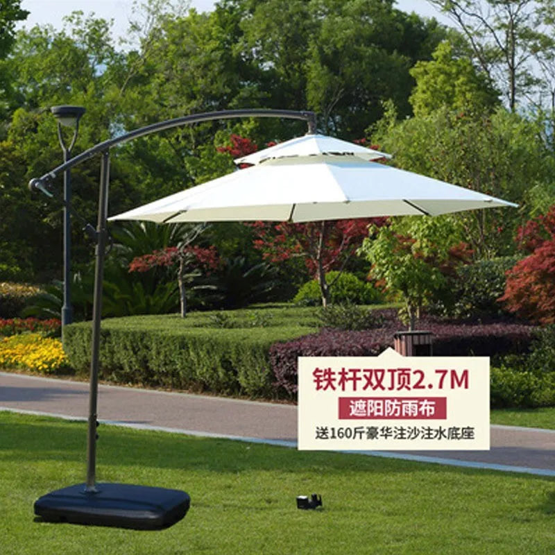 Outdoor villa courtyard garden  balcony sunshade banana  outdoor terrace side  rainproof parasol wholesa