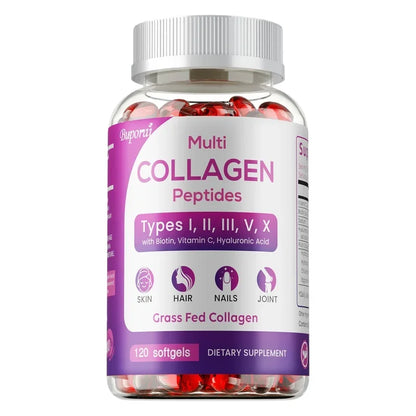 Collagen Peptides - Promotes Healthy Hair and Strong Nails, Improves Bowel Function and Digestion, Enhances Joint Flexibility