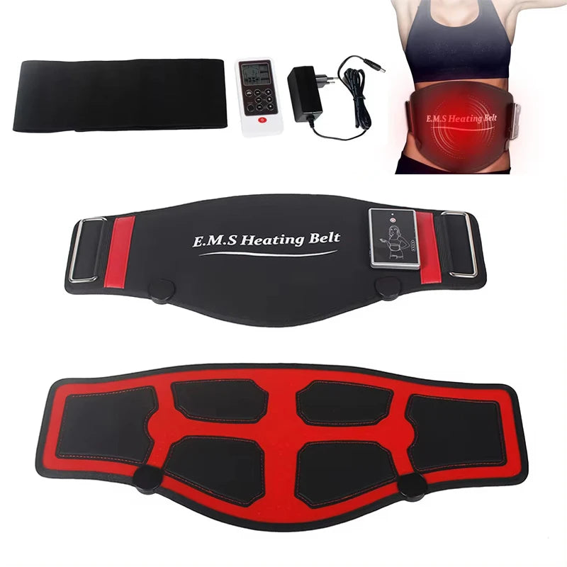 EMS Belt Massage Set Abdominal Fitness Device Intelligent Belt Full Body Muscle Stimulation Trainer USB Charging Version