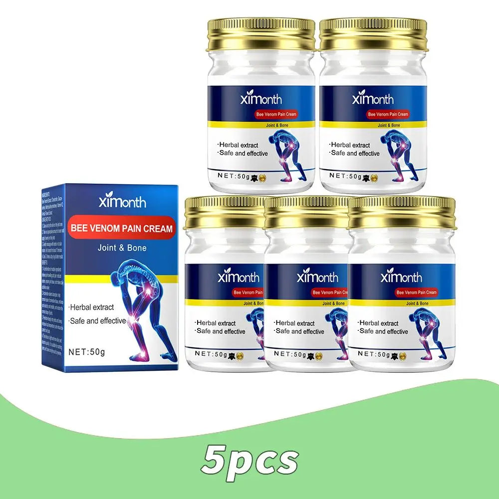 Bee Venom Joint Pain Care Cream Relieve Lumbar and Knee Muscle Soreness Tratamiento De Relajación Arthritis Sciatica Health Care