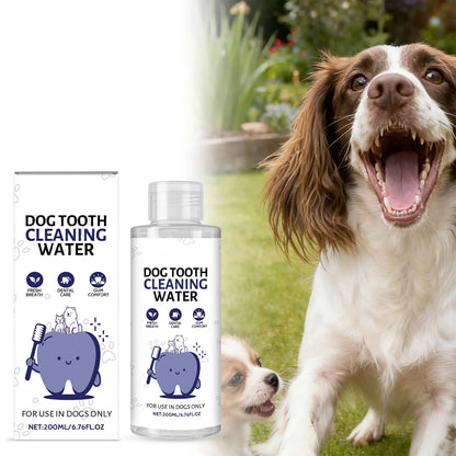 Drinkable Pet Water Additive Dental Care for Dogs Cats Natural Oral Hygiene Freshens Breath Removes Plaque Control Safe Gentle