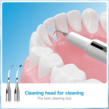 Electric Toothbrush with Oral Mirror 5 Modes Calculus Oral Tartar Remover Tooth Stain Cleaner Teeth Dental Plaque Cleaner