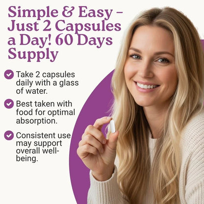 Buy 1 Get 1 Free! Hormone Balance Supplement, for Balances Estrogen, Stress Relief, Boosts Energy & Mood, Metabolism, Vegan