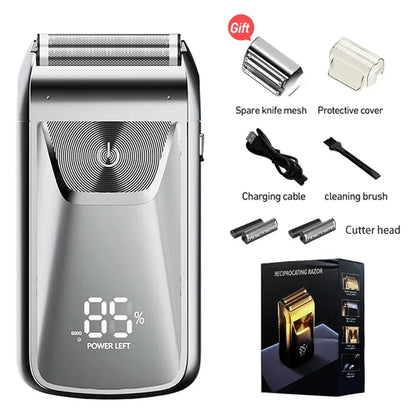 Electric Razor Electric Shaver Rechargeable Shaving Machine for Men Shaver Beard Razor Wet-Dry Use Beard Trimmer Shaving Machine