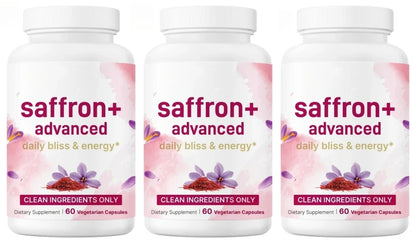 Saffron Capsule with Saffron,Turmeric Plant-Based Extract and Vitamin,Magnesium Daily Health Support 10-in-1 Supplement 60 Count