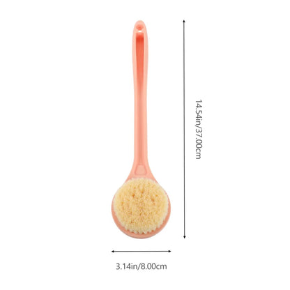 Bath Brush Long Handle Soft Hair Bath Brush Back Ball Brush Bathroom Body Brushes Mud Back Scrubber Shower Massage Brush