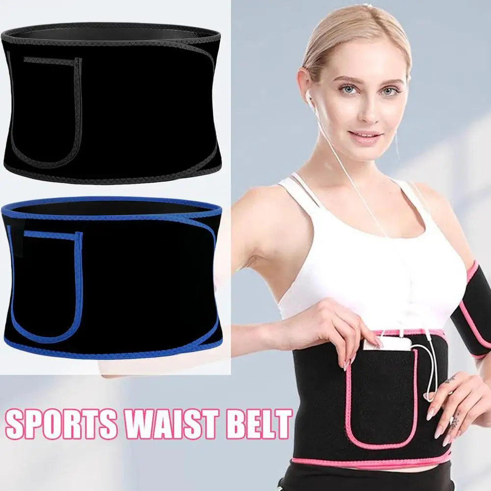 Waist Trainer Slimming Body Shaper Fitness Belt Weight Loss Fat Burning Sport Girdle Sweat Trimmer Workout Cincher Shapewear