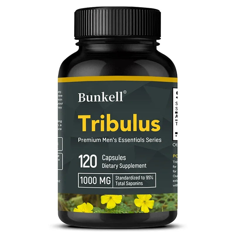 Tribulus for Men Extract - Herbal Supplement, Extra Strength, Enhance Athletic Performance, Endurance, Energy, and Immunity