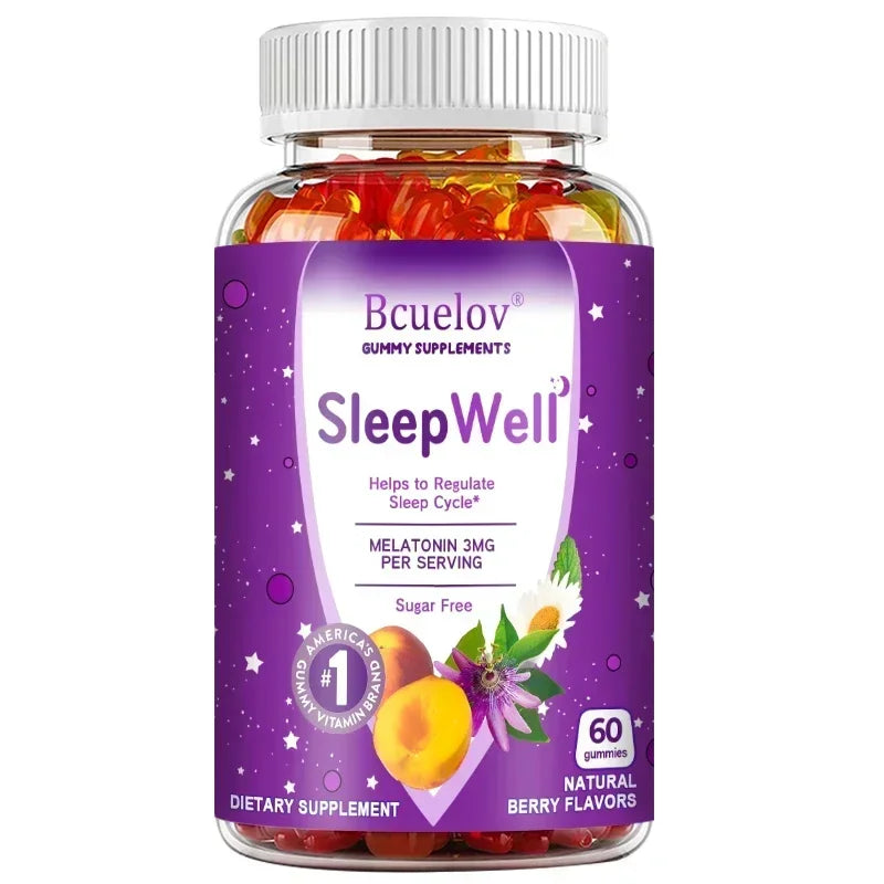 Melatonin Gummies, 3 Mg Melatonin Supplements for Sleep Support, Improve Mood, Antioxidant and Immune Regulation