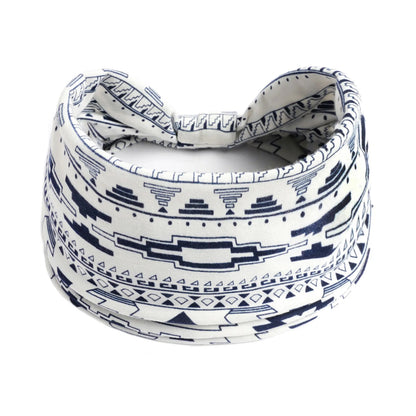 Boho Headbands Wide Knot Hair Scarf Floral Print Hairband Stretch Turban Headwrap Cotton Head Band Fashion Accessories for Women