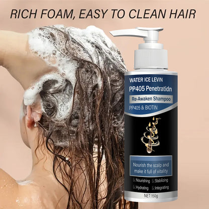 Hair Growth Shampoo 1+1 Pack 150g With Biotin Collagen Keratin Vitamin C PP405 Penetration Moisturizing Repair Hair Care Cheap