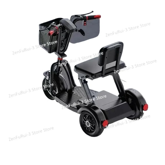 Elderly Scooter Electric Tricycle Battery Car Can Lift Rechargeable Lithium Battery Folding Portable Adult Motorcycle