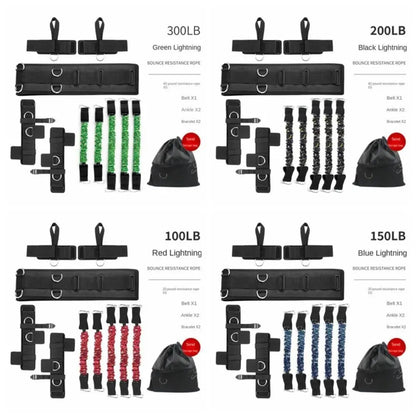 Professional Fitness Boxing Training Resistance Band Elastic Rubber Stretching Strap Resistance Bands Enhance Power Portable