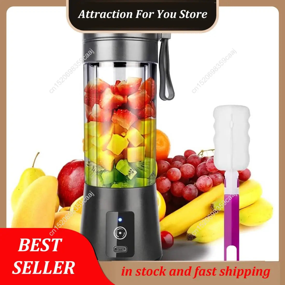 Hot Selling Portable Blender,Smoothie Blender,Mini Blender For Shakes And Smoothies,USB Rechargeable Home Travel Fruit Juicer Cu