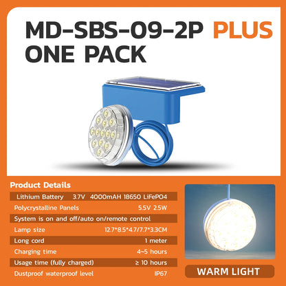 Solar pool light IP67 waterproof pool light 16 color underwater pool light, suitable for ground swimming pools and ponds