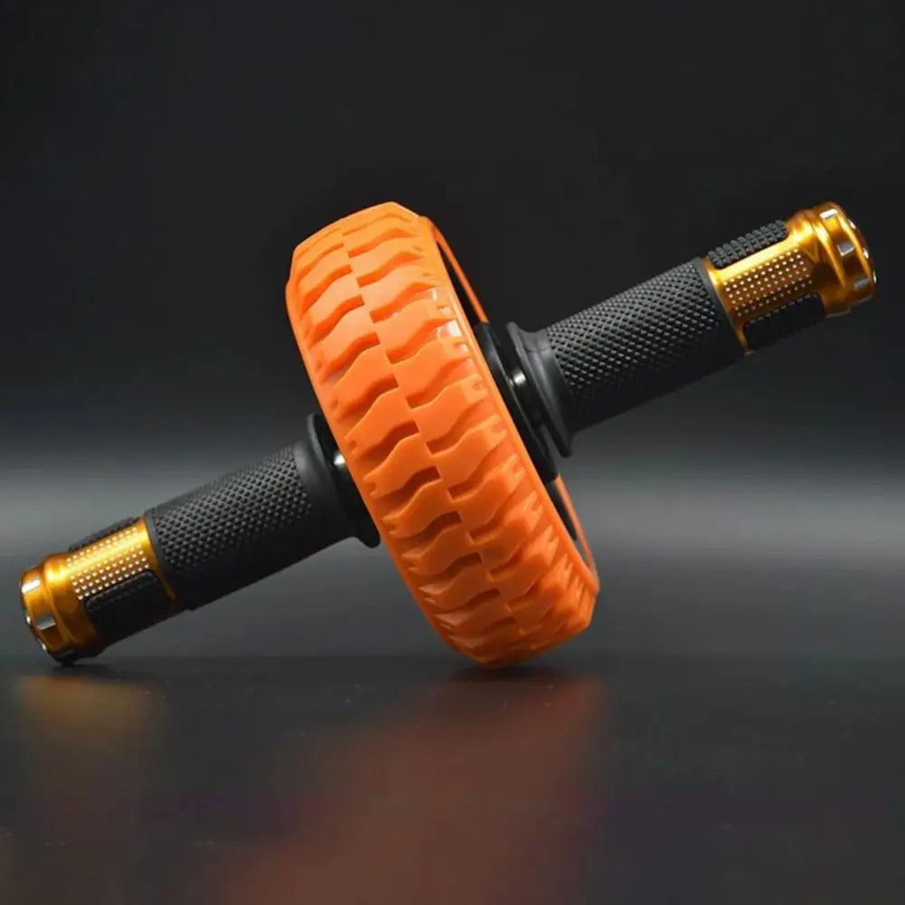 Ergonomic Grip Abdominal Workout Roller Strong Load Bearing Single-wheel Ab Roller Wheel Strengthen Muscle Non-slip