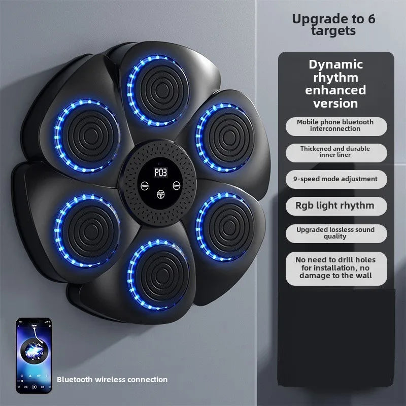 Cross-border new smart boxing machine music sports fitness training equipment home sports boxing wall target