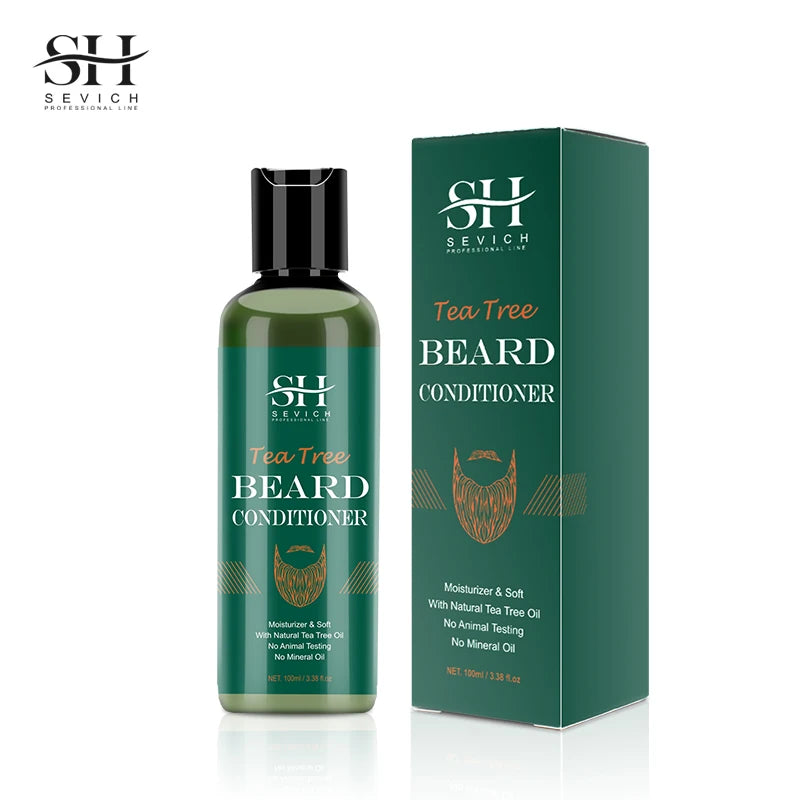 2023 Beard Growth Kit For Men Nourishing Moisturizing Moustache Growth Enhancer Oil Tea Tree Anti Hair Loss Shampoo Beard Care