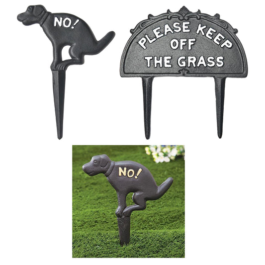 Yard Signs, No Pooping Dog Signs for Yard, Pick Up Your Dog Poop Signs, Dog Poop Sign, No Poop Dog Signs for Yard Garden