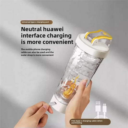 RTSHE-New Electric Protein Powder Mixing Cup Automatic Milk Coffee Protein Water Bottle Kitchen Accessories
