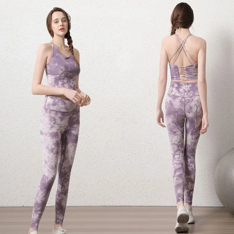 High-Waist Hip-Lifting Seamless Yoga Set
