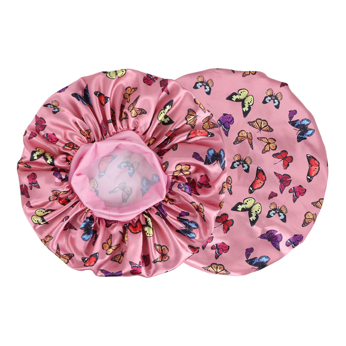 6pcs Satin Sleep Bonnet with Wide-Brimmed, Hair Protection Caps for Curly Hair, Overnight Hair Bonnet for Women