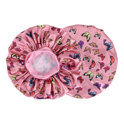 6pcs Satin Sleep Bonnet with Wide-Brimmed, Hair Protection Caps for Curly Hair, Overnight Hair Bonnet for Women