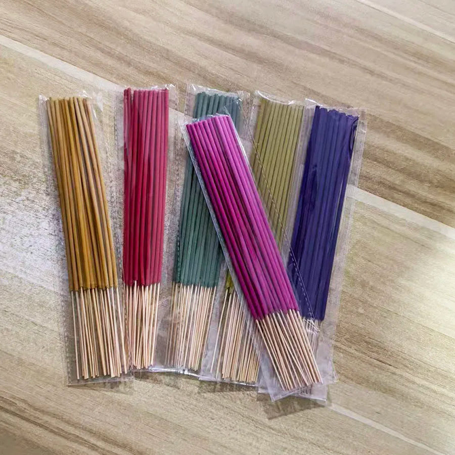 6 Sets of about 126 High-Quality Aromatherapy Sticks - Including Shrubs, Lavender, Lemongrass, Dragon's Blood, Rose, Jasmine, Ch
