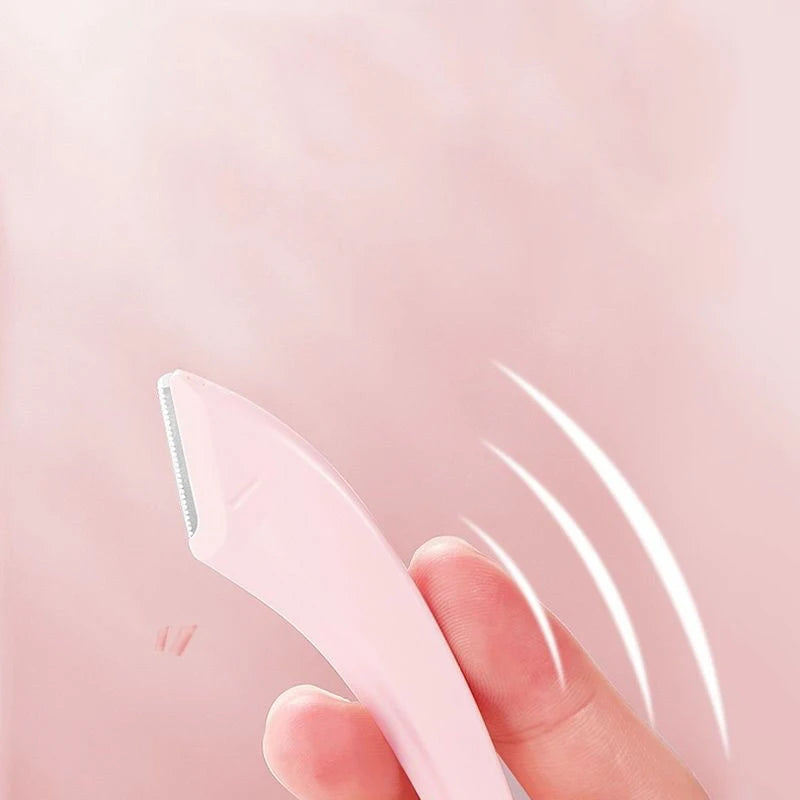 Precision Eyebrow Razor for Women - Meniscus & Slant Blade, Safe for Facial Hair Removal Gentle