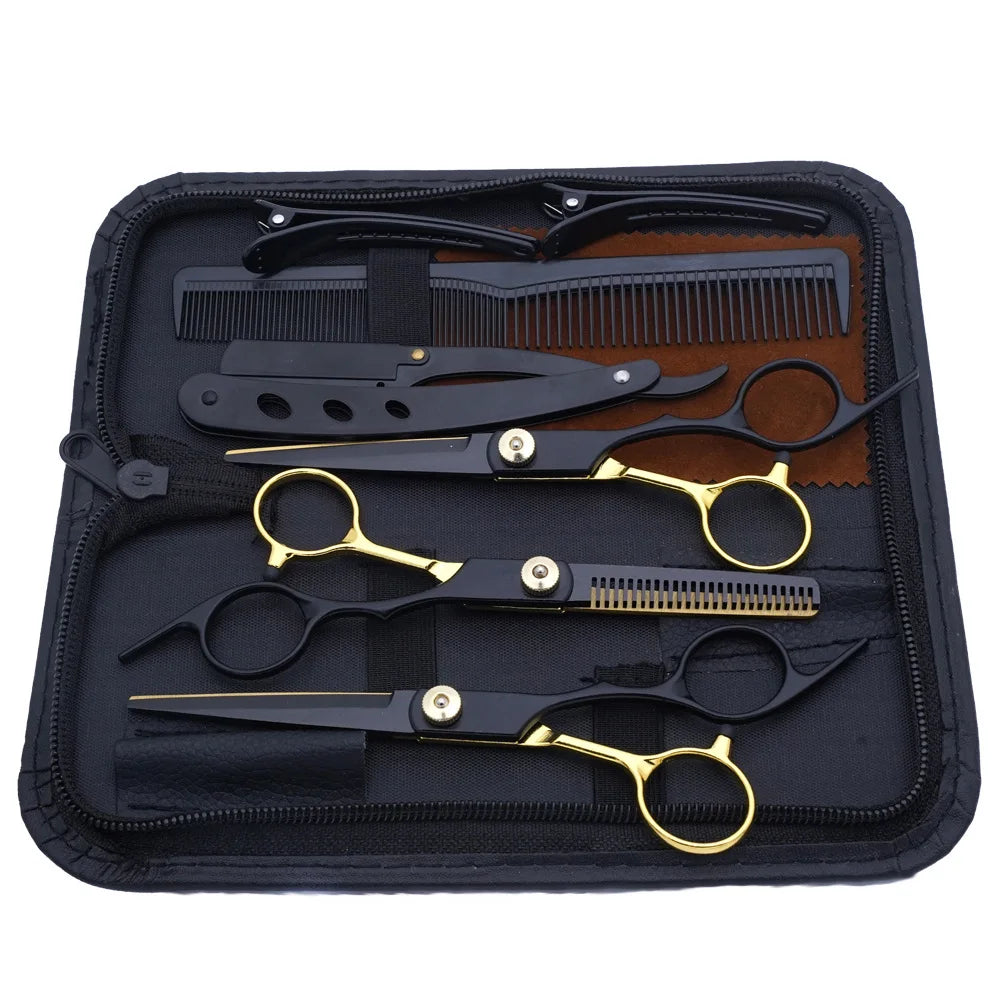 Hair Thinning & Texturizing Kit Barber Scissors for Layering/Cutting/Styling,Ergonomic Stainless Steel Shears for Salon&Home Use
