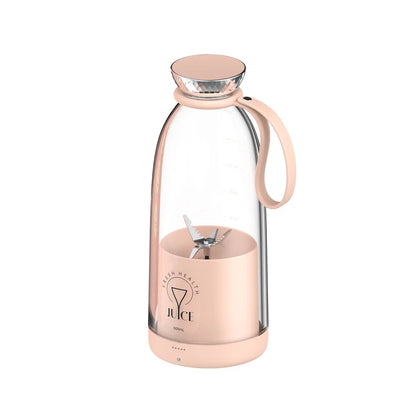 500ml Portable 2400mAh Wireless Fruit Mixers USB juicer Fresh Juice Bottle Blender Plus 6 Blades Food Milkshake Ice Crush Cup
