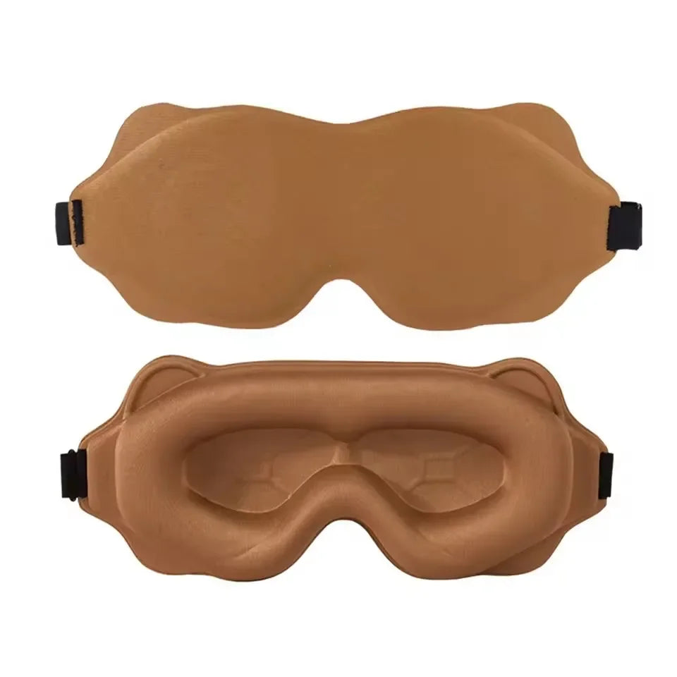 6D Sleep Mask Blockout Light Blindfold Sleeping Aid Eye Mask Soft Memory Foam Face Mask Eyeshade Slaapmasker Eye Cover Patch