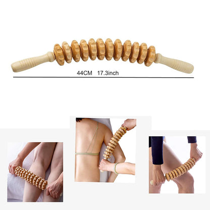 1Pcs Wood Therapy Massage Tools,Wooden Therapy Tools for Body Muscle Pain Relief,Body Sculpting Tools,Fascia Massage
