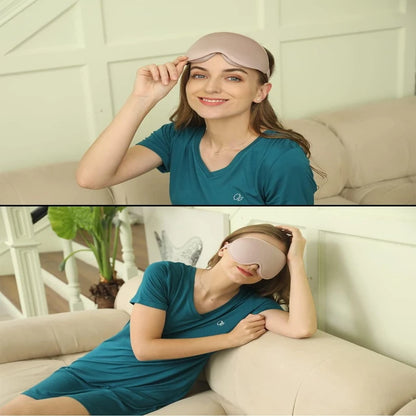 Sleep Mask,3D Deep Contoured Eye Covers for Sleeping,99% Block Out Light Eye Mask,with Adjustable Strap for Sleeping,Traveling