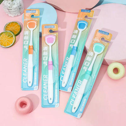 1PC Adult Tongue Scraper Oral Care Tool for Bad Breath Reduction And Improved Oral Hygiene Cleaner