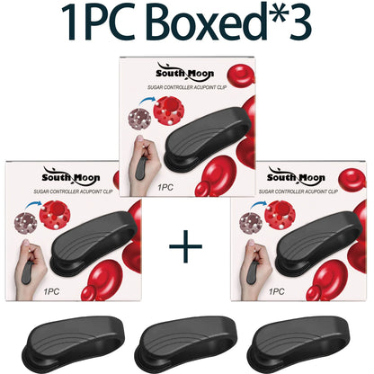 Sugar Blood Control Acupressure Point Clip Treatment Diabetes Lower Blood Glucose Anti Stress Relax Body Hand Meridian Massager