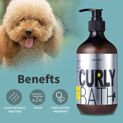 Poodle Dog Shampoo Gentle Brightening Formula Enhances Fur Shine Softness Cleansing Deodorant For Dogs
