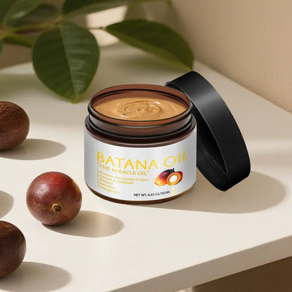 New Batana Hair Mask Nourish Smooth Repair Dry Hair Treat Damaged Split Ends for Colored Heat Styled Hair Care