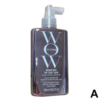 WOW Anti-Moisture Hair Spray For Extremely Frizzy Hair Softening Shampoo Glazed Smoothing Conditioner Moisturising Hair Care