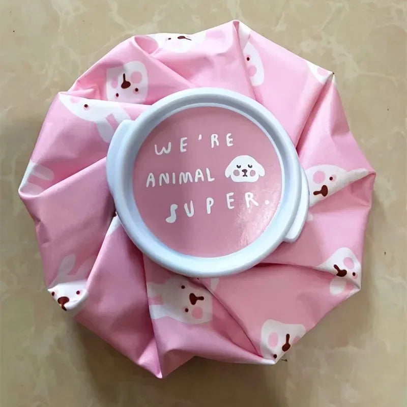 Cartoon Water Filling Cloth Ice Pack Reusable Cute Cold and Hot Therapy Packs Physiotherapy Exercise Physical Cooling Ice Pack