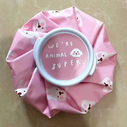 Cartoon Water Filling Cloth Ice Pack Reusable Cute Cold and Hot Therapy Packs Physiotherapy Exercise Physical Cooling Ice Pack