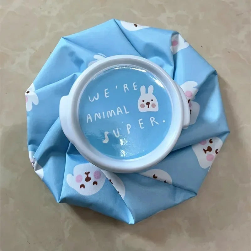 Cartoon Water Filling Cloth Ice Pack Reusable Cute Cold and Hot Therapy Packs Physiotherapy Exercise Physical Cooling Ice Pack