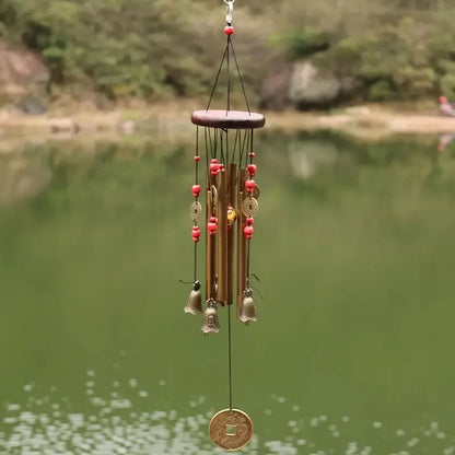 Natural Handmade Bamboo Tube Wind Chime wind Bell for Outdoor indoor Home Garden Patio Tree Decor Ornaments