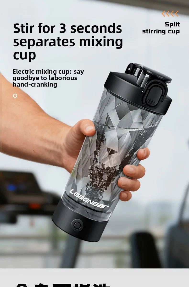 Portable Blenders Cup 700ml Rechargeable Electric Mixing Cup Protein Powder Shaker Cup for Sports Travel Home Milk Coffee Mixer