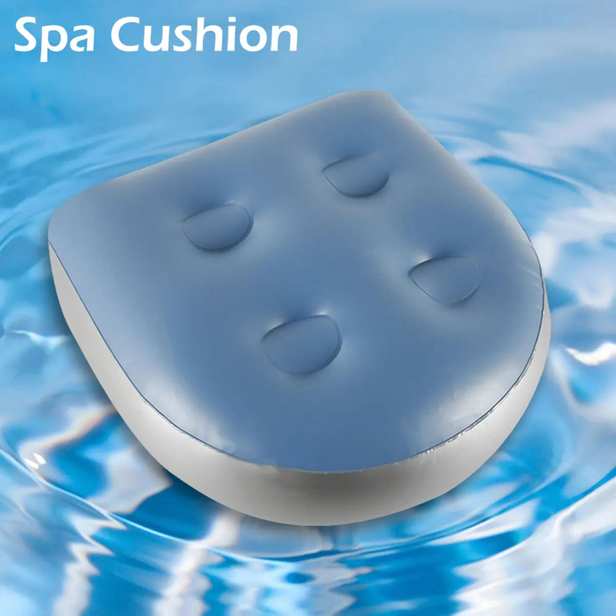 Booster Seat Hot Tub Spa Cushion Spa and Hot Tub Seat Pad Bath Spa Pad Inflatable and Water-Filled Dual Purpose Massage Cushion
